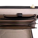 McKlein 80445 USA Reagan Leather 3.5" Attaché Briefcase Black