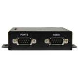 STARTECH 2 Port Serial-to-IP Ethernet Device Server, RS232, Metal and Mountable, Serial Device Server, RS232 Serial-Over-IP