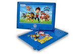 Ematic Nickelodeons Paw Patrol Theme Portable DVD Player with 9-Inch Swivel Screen, Travel Bag and 2 Sets of Headphones, Blue