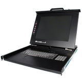 StarTech.com 1U 15in Rackmount LCD Console - USB + PS/2 - KVM Console - 15" - Rack-mountable - 1024 x 768-400:1-16 ms - 1U - RACKCONS1501