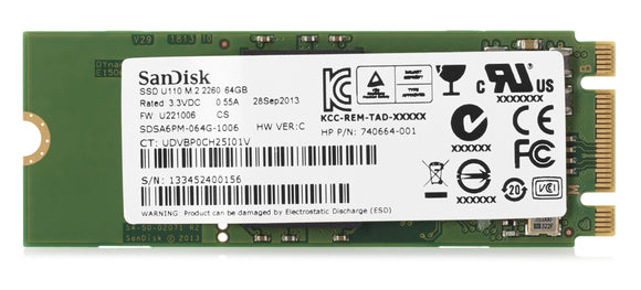 HP Inc. 64GB MLC M.2 SSD