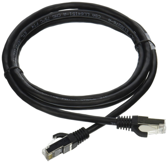 C2G 28691 Cat5e Cable - Snagless Shielded Ethernet Network Patch Cable, Black (5 Feet, 1.52 Meters)