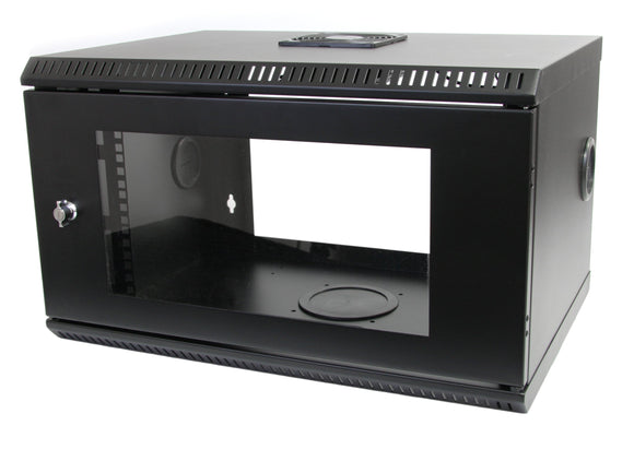 StarTech.com RK619WALL 19-Inch 6U Wall Mount Server Rack Cabinet with Acrylic Door (Black)