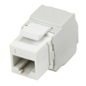 StarTech.com C6KEY2WH Cat 6 Keystone Jack, Tool-Less (White)