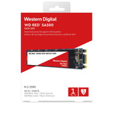 WD Red SA500 NAS 1TB 3D NAND Internal SSD - SATA III 6 GB/s, M.2 2280, Up to 560 MB/S - WDS100T1R0B