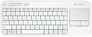 Logitech Wireless Touch Keyboard K400, White