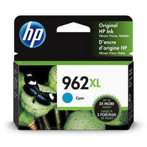 HP 962XL High Yield Cyan Original Ink Cartridge (3JA00AN)