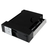 StarTech.com Dual Bay 5.25" Trayless Hot Swap Mobile Rack Backplane for 2.5" and 3.5" SATA/SAS HDD or SSD with Fan (HSB2535SATBK)