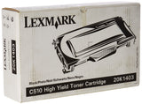 Lexmark Black Toner Cartridge -Black -Laser, 10000 Page