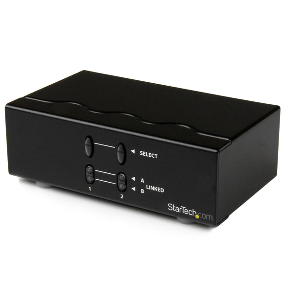 StarTech.com 2 Port Matrix High Resolution VGA Video Splitter - Video splitter - 2 x VGA + 2 x VGA - ST222MX