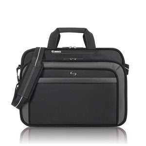 SOLOD CLA314 17.3-Inch Laptop Check Fast Briefcase, Black