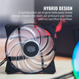 Cooler Master Master Fan MF120R Air Balance ARGB- 120mm Addressable ARGB Case Fan Computer Cases CPU Coolers and Radiators