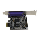 StarTech.com 2 Port PCI Express/PCI-e Parallel Adapter Card - IEEE 1284 with LP Bracket - 2X DB25 (F) PCIE Parallel Port Card (PEX2PECP2)