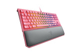 Razer BlackWidow TE Chroma v2 Mechanical Gaming Keyboard: Green Key Switches - Tactile & Clicky - Chroma RGB Lighting - Magnetic Wrist Rest - Programmable Macro Functionality - Quartz Pink