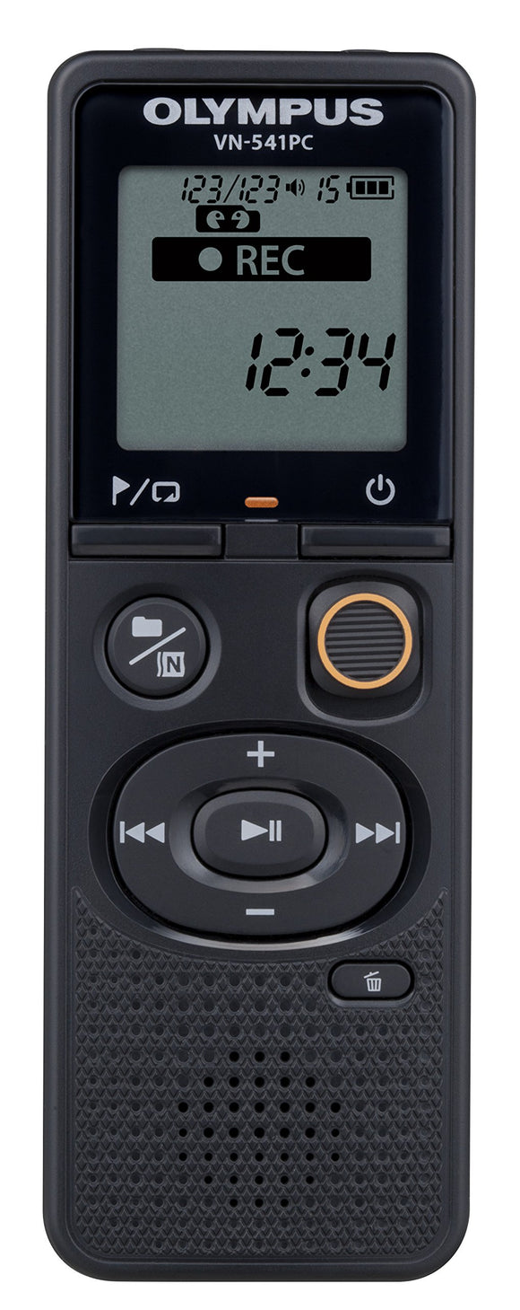 Olympus VN-541PC Series Digital Voice Recorder, Black