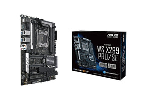 ASUS WS X299 PRO/SE LGA2066 DDR4 M.2 U.2 ATX Motherboard for Intel Core X-Series Processors with SafeSlot