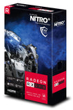 Sapphire Radeon Nitro+ RX 590 8GB GDDR5 Dual HDMI/ DVI-D/ Dual DP OC w/ Backplate Special Edition (UEFI) PCI-E Graphic Cards 11289-01-20G