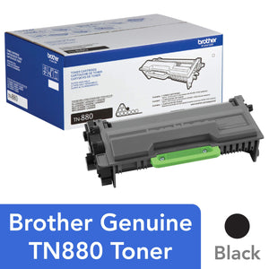 Brother Printer BRTTN880 TN880 Original Cartridge-Black-Ea Toner