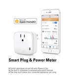 Eve Energy - Smart Plug & Power Meter with built-in schedules, switch a connected lamp or device on & off, voice control, no bridge necessary, Bluetooth Low Energy (Apple HomeKit)