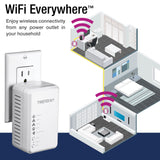 TRENDnet Powerline 500 AV Access Point WiFi Everywhere Wireless N300 Access Point, 500 AV Powerline and Wireless N 300, TPL-410AP