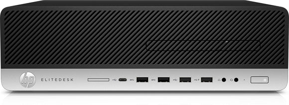 HP EliteDesk 800 G4 Desktop Computer - Intel Core i5 (8th Gen) i5-8500 3 GHz - 16 GB DDR4 SDRAM - 256 GB SSD - Windows 10 Pro 64-bit - Small Form Factor - DVD-Writer DVD177;R/177;RW - Inte