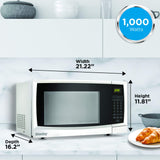 Danby 1.1 Cu. Ft. 1000W Countertop Microwave Oven in White