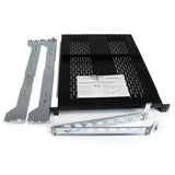 StarTech.com 2U Vented Sliding Server Rack Shelf w/Cable Management Arm - Adjustable Depth - 125lb - 19" Server Tray Shelf for Equipment Rack (UNISLDSHF19M)