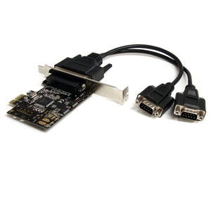 StarTech.com PEX2S553B 2-Port RS232 PCI Express Serial Card with Breakout Cable