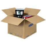 Bankers Box SmoothMove Basic Moving Boxes, Medium, 18 x 18 x 16 Inches, 10 Pack (7713902)