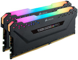 Corsair Vengeance RGB Pro 32GB (2x16GB) DDR4 3200 (PC4-25600) C16 AMD Optimized Memory - Black