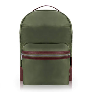 McKlein 18551 USA Parker 15" Nylon Dual Compartment Laptop Backpack Green