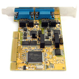 StarTech.com 2 Port RS232/422/485 PCI Serial Adapter Card w/ESD - Serial Adapter - PCI - RS-232 x 2 - Yellow - PCI2S232485I