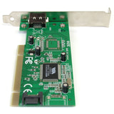 StarTech.com 1-Port eSATA and 1-Port SATA PCI SATA Controller Card with LP Bracket PCIESATA2I