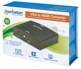 Manhattan 177351 VGA to HDMI Converter (Black)