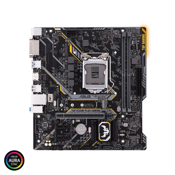 ASUS TUF H310M-Plus Gaming LGA1151 (300 Series) DDR4 HDMI VGA M.2 mATX Motherboard (TUF H310M-PLUS Gaming)