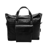 McKlein S Series, Edgefield, Pebble Grain Calfskin Leather, Roll Top Laptop Briefcase, Black (88755)