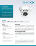 D-Link DCS-4802E Vigilance Full-HD Mini Dome Camera, White