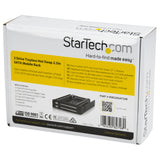 Startech.Com HSB220SAT25B 2 Drive 2.5-Inch Trayless Hot Swap Sata Mobile Rack Backplane