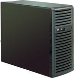 Supermicro 500 Watt Mid Tower Super Chassis, Black (CSE-733I-500B)