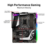 MSI MPG Z390 Gaming PRO Carbon LGA1151 (Intel 8th and 9th Gen) M.2 USB 3.1 Gen 2 DDR4 HDMI DP SLI CFX ATX Z390 Gaming Motherboard