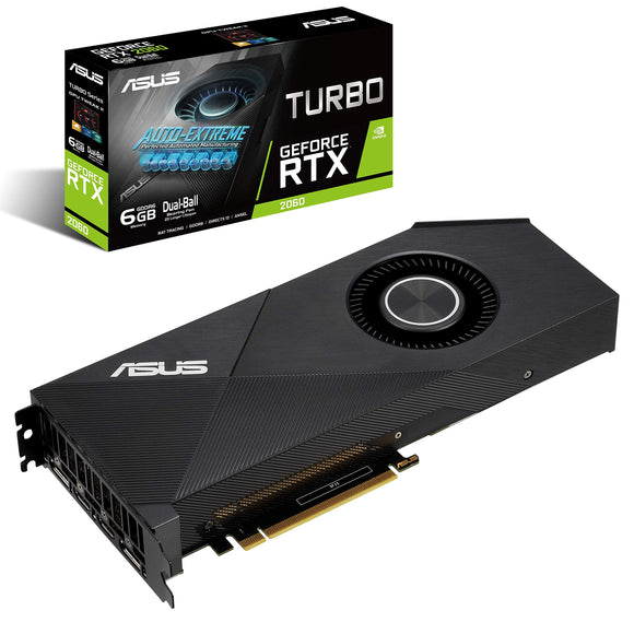 ASUS GeForce RTX 2060 6G Turbo Edition GDDR6 HDMI DP 1.4 (TURBO RTX2060-6G)