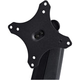 StarTech.com Desk Mount Monitor Arm - Full Motion Articulating - Monitors 12" to 34" Adjustable VESA Single Monitor Arm - Desk & Grommet Clamp - Black (ARMPIVOTHDB)