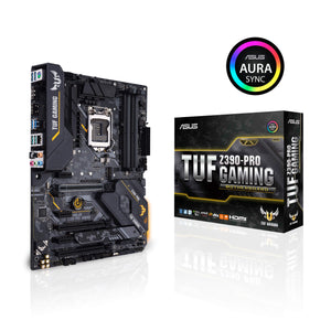 ASUS TUF Z390-Pro Gaming LGA1151 (Intel 8th and 9th Gen) ATX DDR4 HDMI M.2 USB 3.1 Gen2 Gigabit LAN Motherboard