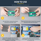 StarTech.com M.2 SSD to 2.5in SATA III Adapter with Protective Housing - M.2 Solid State Drive to 2.5in SATA Converter w/ 9.5mm Height (SAT2M2NGFF25)