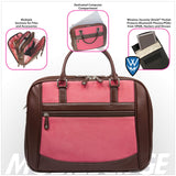 MOBILE EDGE MBLMESFEBX, 16-Inch Pc/17-Inch MacBook Scan Fast Element Briefcase (Pink Suede)