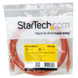 StarTech.com 6-Feet Molded RJ45 UTP Gigabit Cat6 Patch Cable, Orange (C6PATCH6OR)