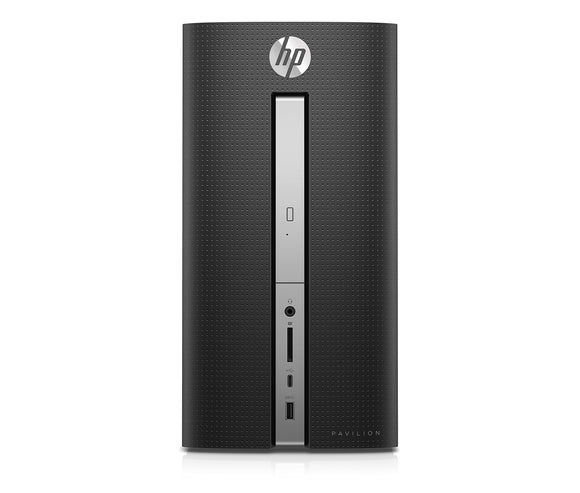 HP Pavilion Desktop Computer, Intel Core i5-7400, 8GB RAM, 1TB Hard Drive, 16GB Intel Optane, Windows 10 (570-p050, Black)