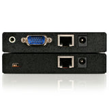 StarTech.com VGA Video Extender over Cat 5 with Audio - Up to 500ft (150m) - VGA over Cat5 Extender - 1 Local and 1 Remote (ST122UTPA)