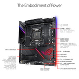 ASUS ROG Rampage VI Extreme Omega X299-II Gaming Motherboard LGA2066 (Intel 9th Gen X-Series) EATX DDR4 M.2 U.2 10G LAN USB 3.1 Gen2