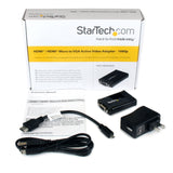 StarTech.com HDMI or Micro HDMI to VGA Adapter - With Micro HDMI to HDMI Cable - Active Monitor Adapter - Micro HDMI Adapter - For GoPro (MCHD2VGA)